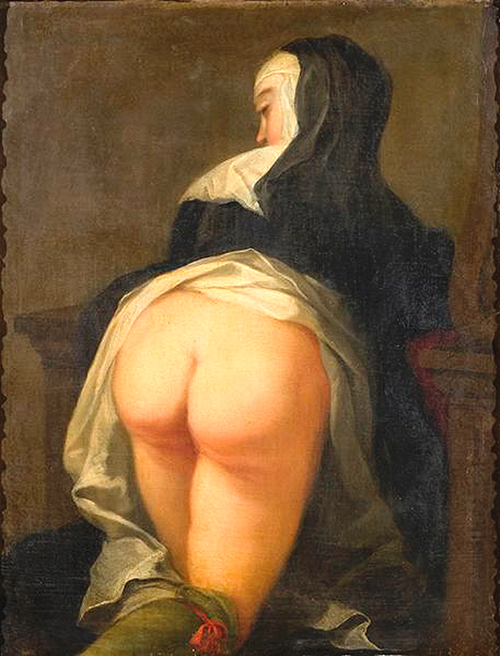 Martin van Meytens 1731 Kneeling Nun Verso Recto